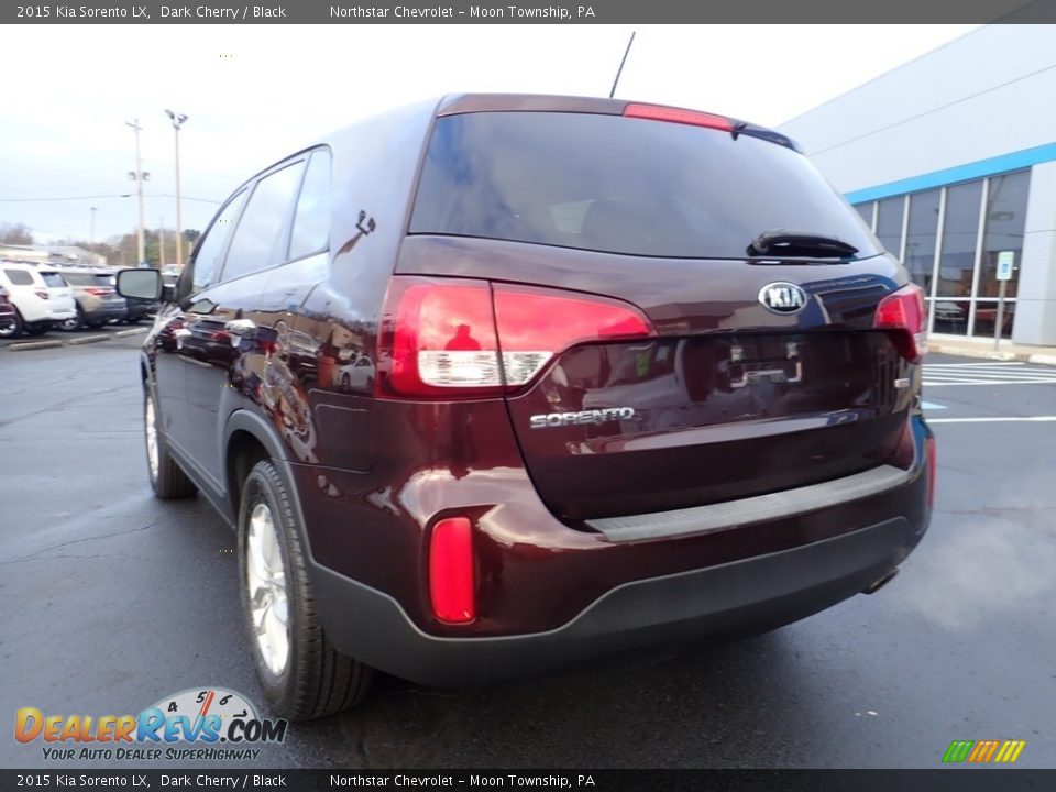 2015 Kia Sorento LX Dark Cherry / Black Photo #5