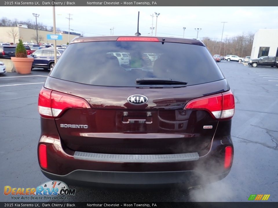 2015 Kia Sorento LX Dark Cherry / Black Photo #6