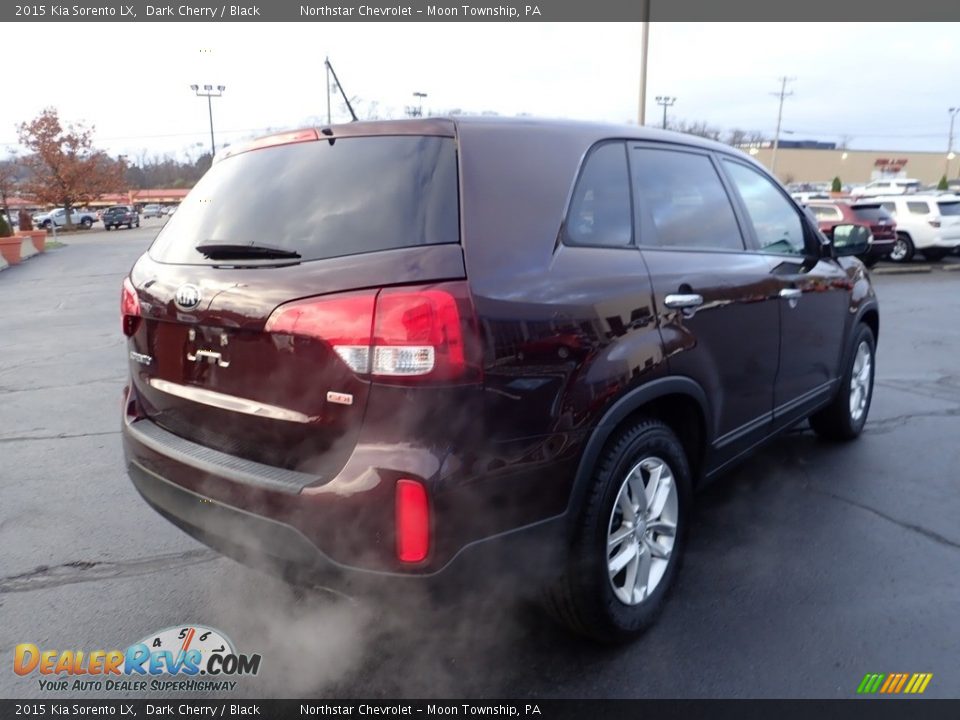 2015 Kia Sorento LX Dark Cherry / Black Photo #8