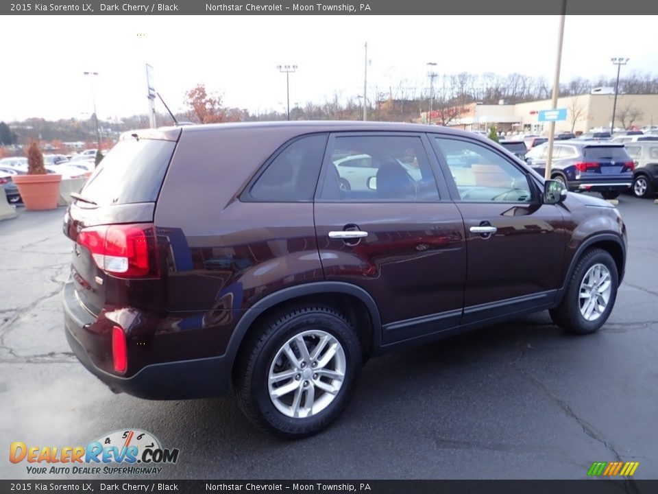 2015 Kia Sorento LX Dark Cherry / Black Photo #9