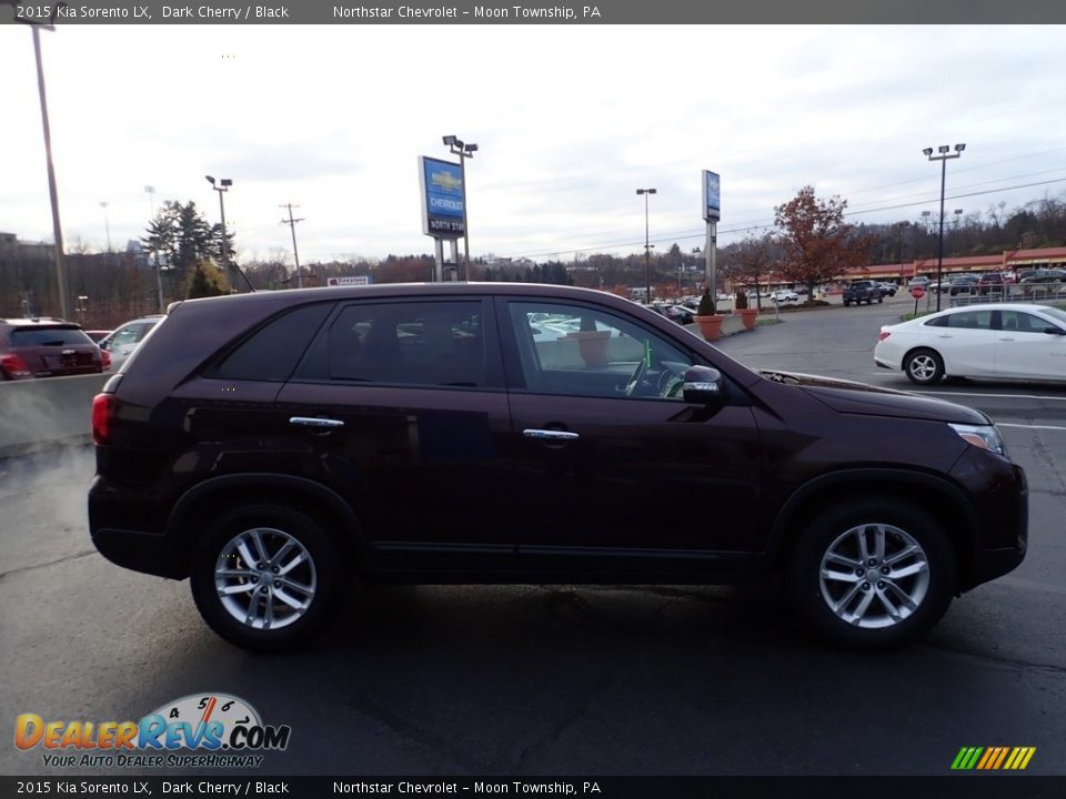 2015 Kia Sorento LX Dark Cherry / Black Photo #10