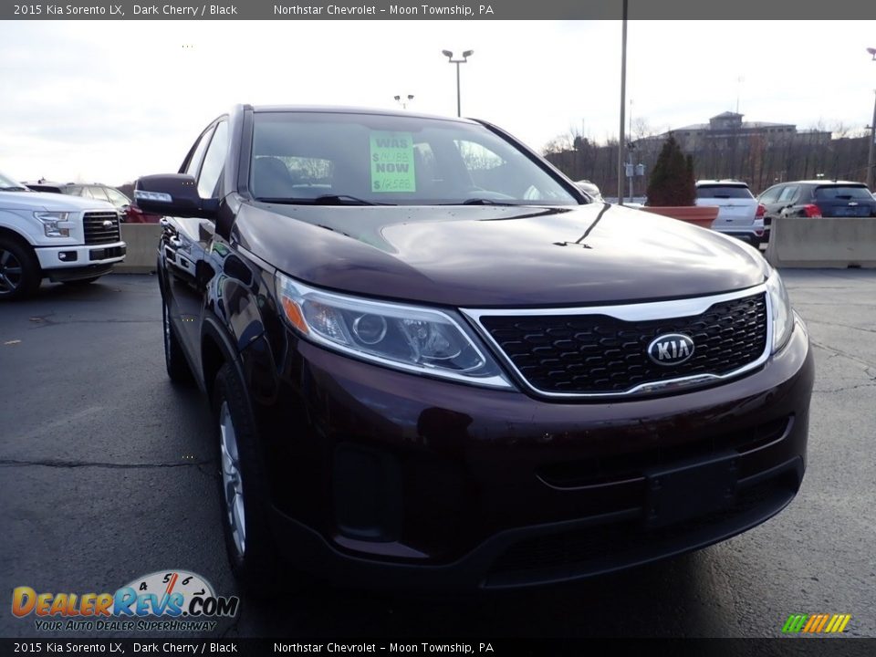 2015 Kia Sorento LX Dark Cherry / Black Photo #12