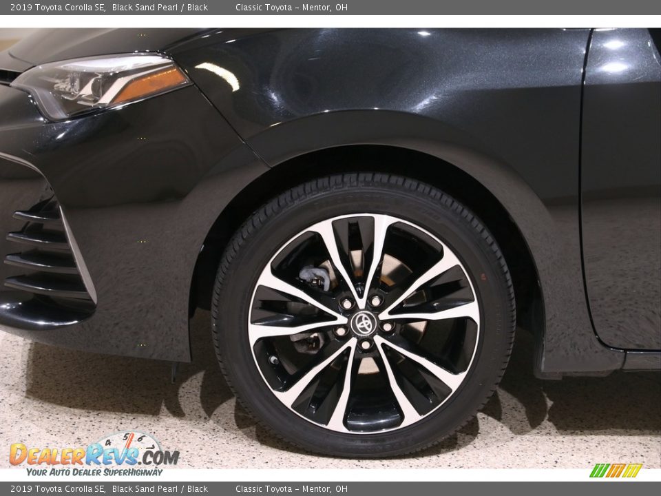 2019 Toyota Corolla SE Black Sand Pearl / Black Photo #21