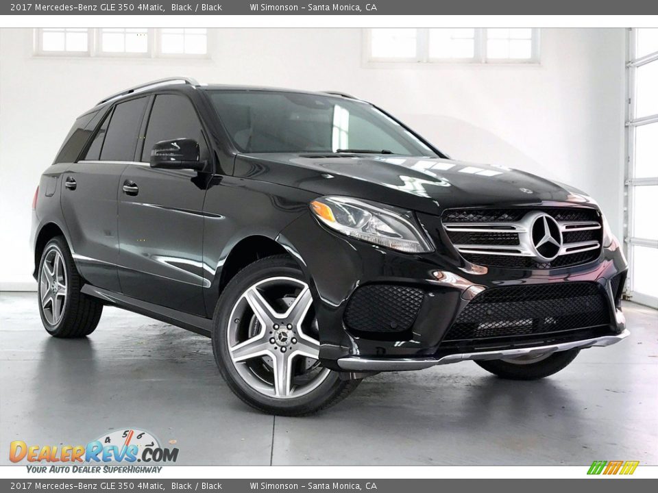 2017 Mercedes-Benz GLE 350 4Matic Black / Black Photo #34