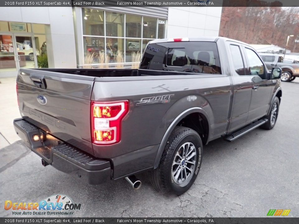 2018 Ford F150 XLT SuperCab 4x4 Lead Foot / Black Photo #2