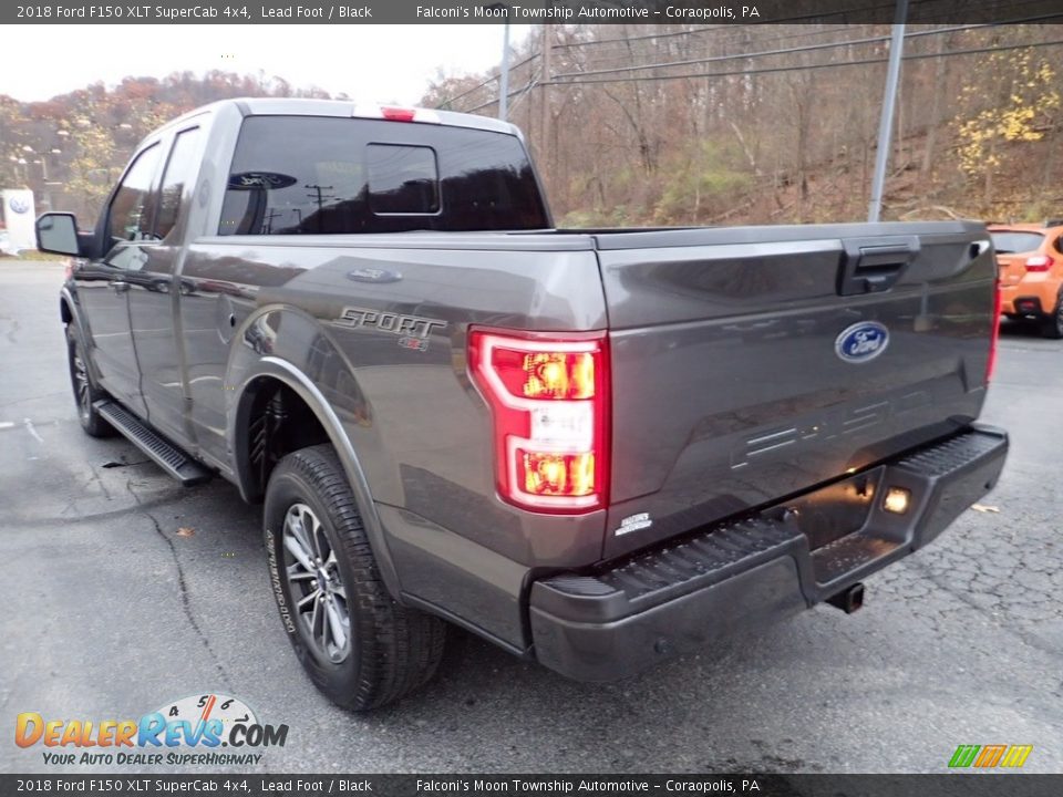 2018 Ford F150 XLT SuperCab 4x4 Lead Foot / Black Photo #4