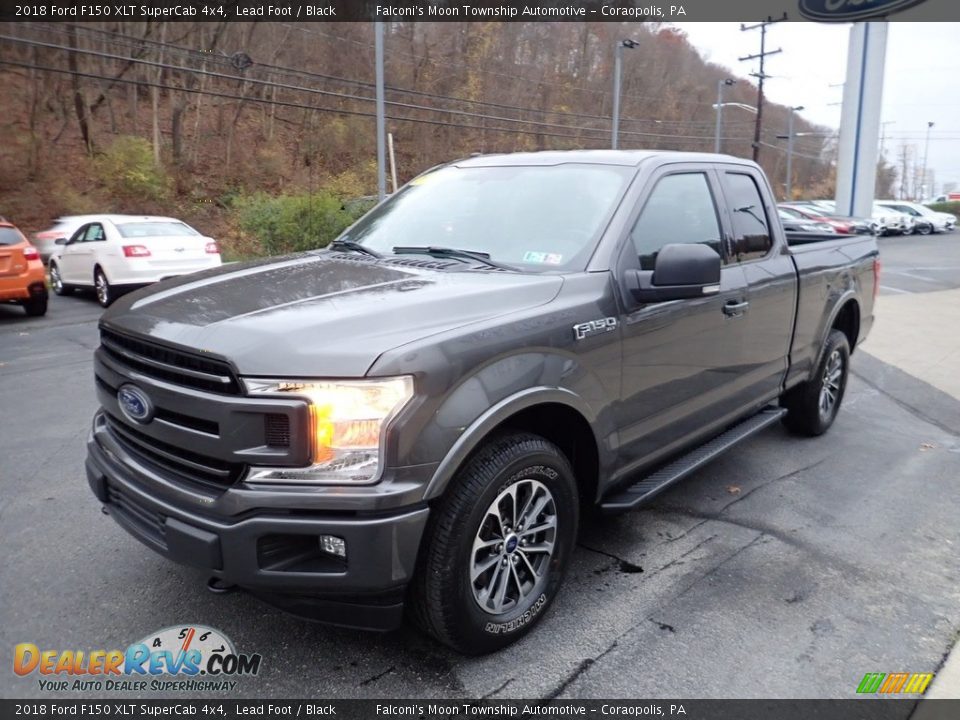 2018 Ford F150 XLT SuperCab 4x4 Lead Foot / Black Photo #6