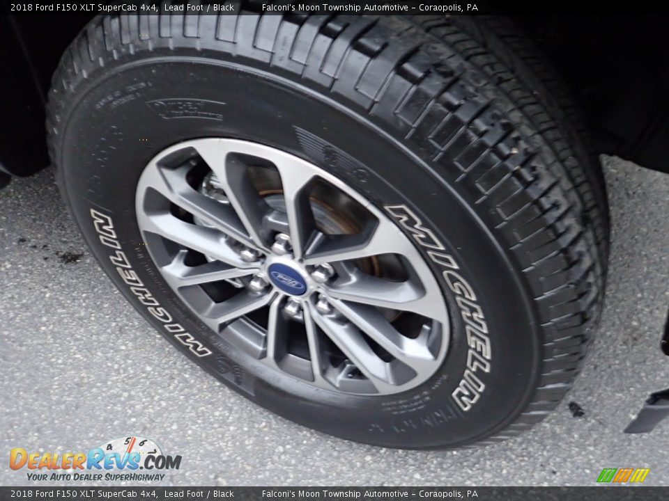 2018 Ford F150 XLT SuperCab 4x4 Lead Foot / Black Photo #9