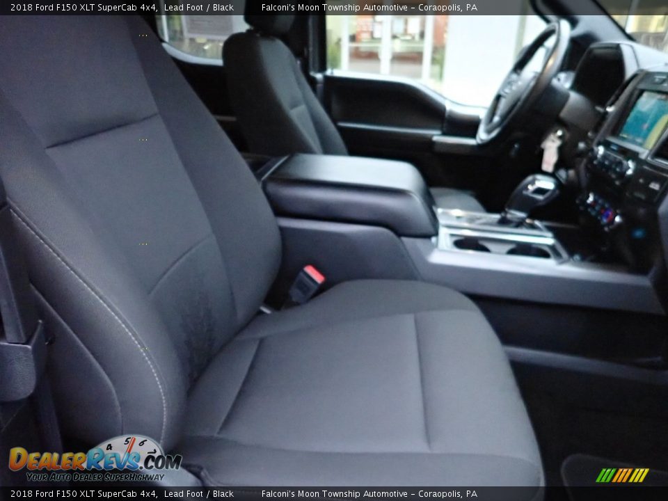 2018 Ford F150 XLT SuperCab 4x4 Lead Foot / Black Photo #10
