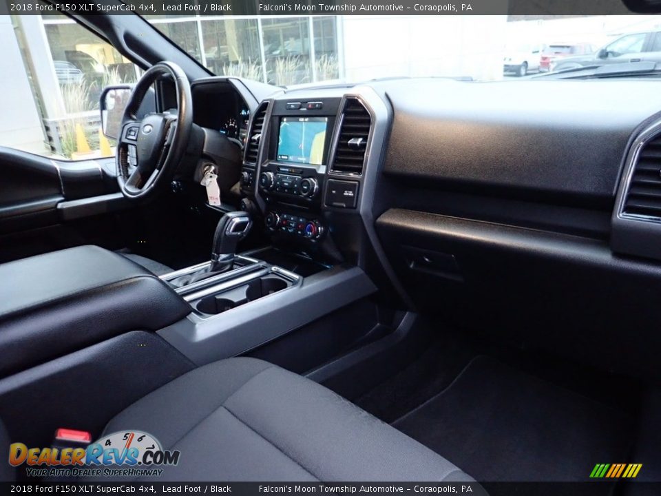 2018 Ford F150 XLT SuperCab 4x4 Lead Foot / Black Photo #11