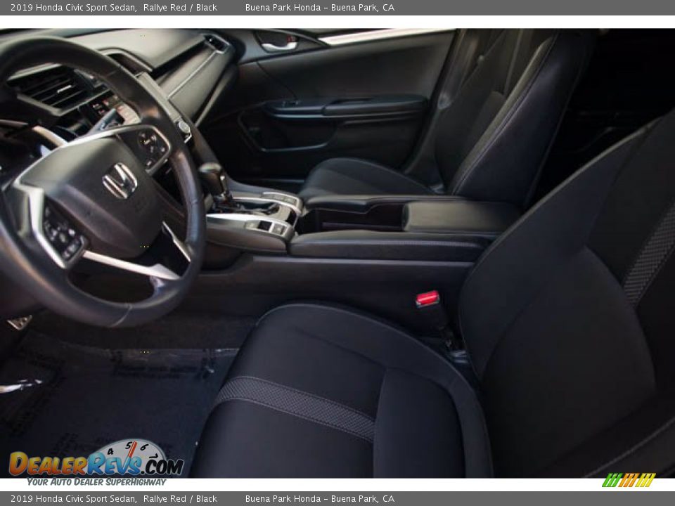 2019 Honda Civic Sport Sedan Rallye Red / Black Photo #3