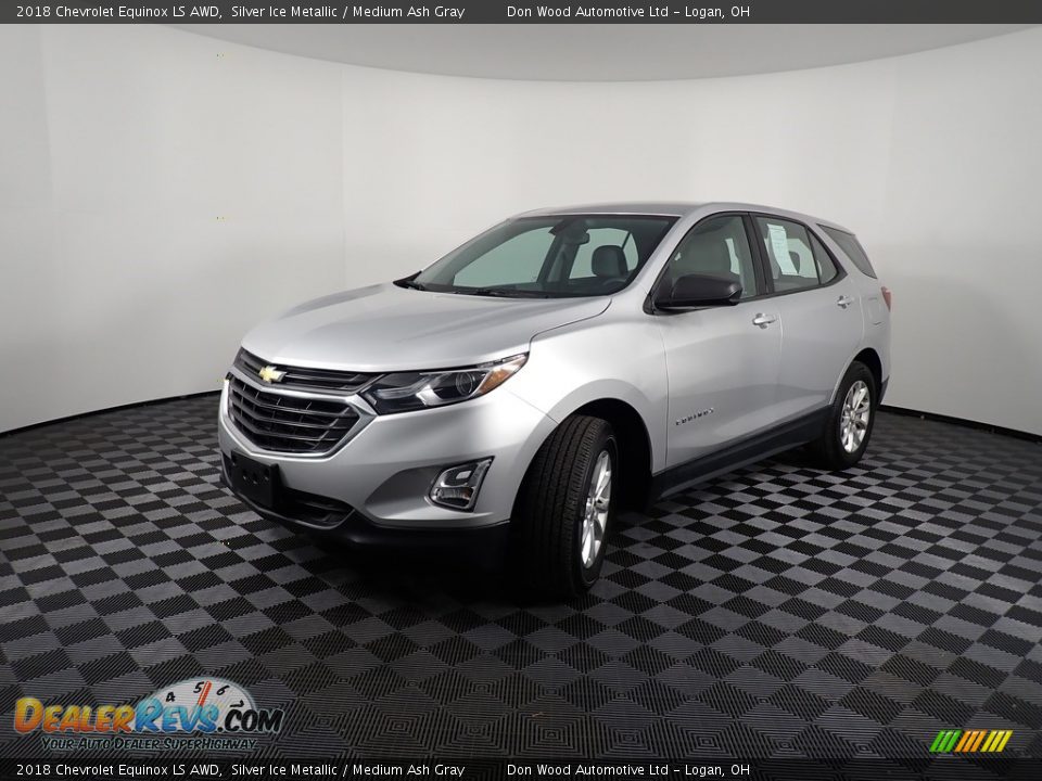 2018 Chevrolet Equinox LS AWD Silver Ice Metallic / Medium Ash Gray Photo #8