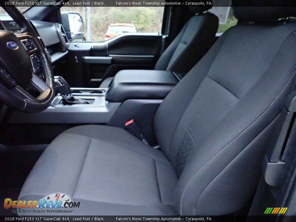 2018 Ford F150 XLT SuperCab 4x4 Lead Foot / Black Photo #16