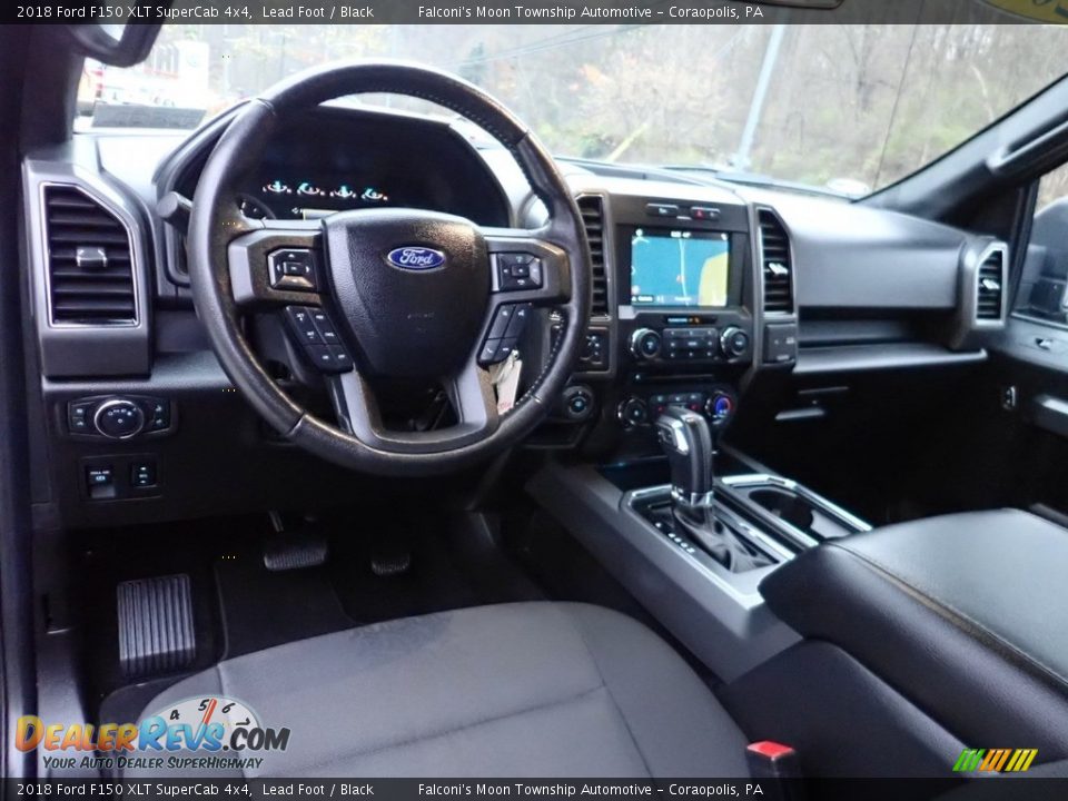 2018 Ford F150 XLT SuperCab 4x4 Lead Foot / Black Photo #18