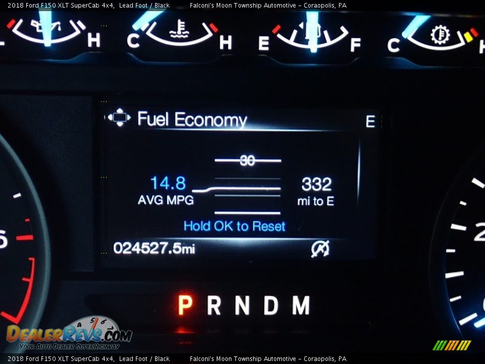 2018 Ford F150 XLT SuperCab 4x4 Lead Foot / Black Photo #24