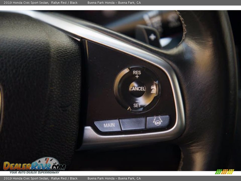2019 Honda Civic Sport Sedan Rallye Red / Black Photo #15