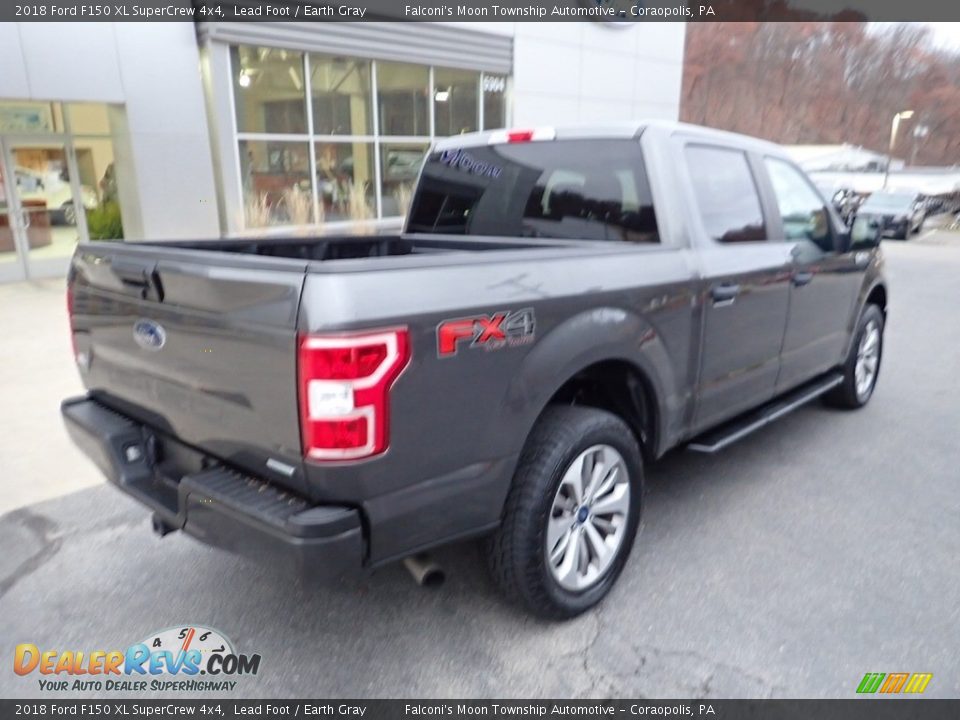 2018 Ford F150 XL SuperCrew 4x4 Lead Foot / Earth Gray Photo #2