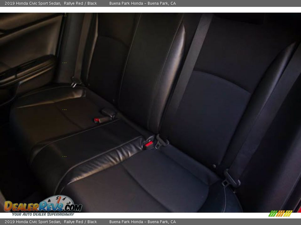 2019 Honda Civic Sport Sedan Rallye Red / Black Photo #18