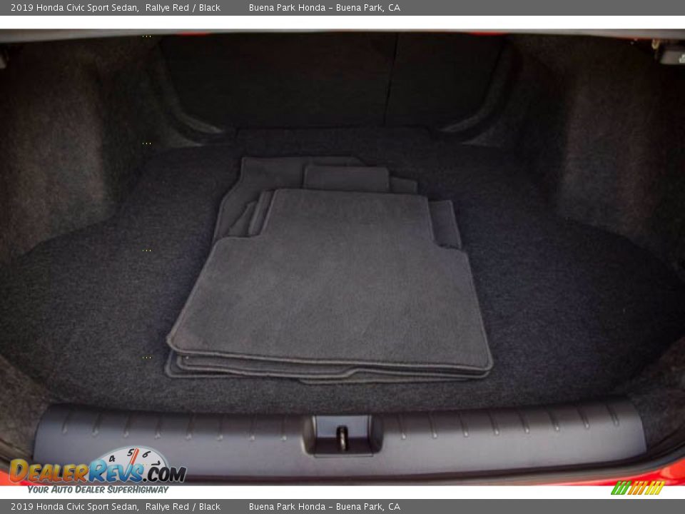 2019 Honda Civic Sport Sedan Rallye Red / Black Photo #19