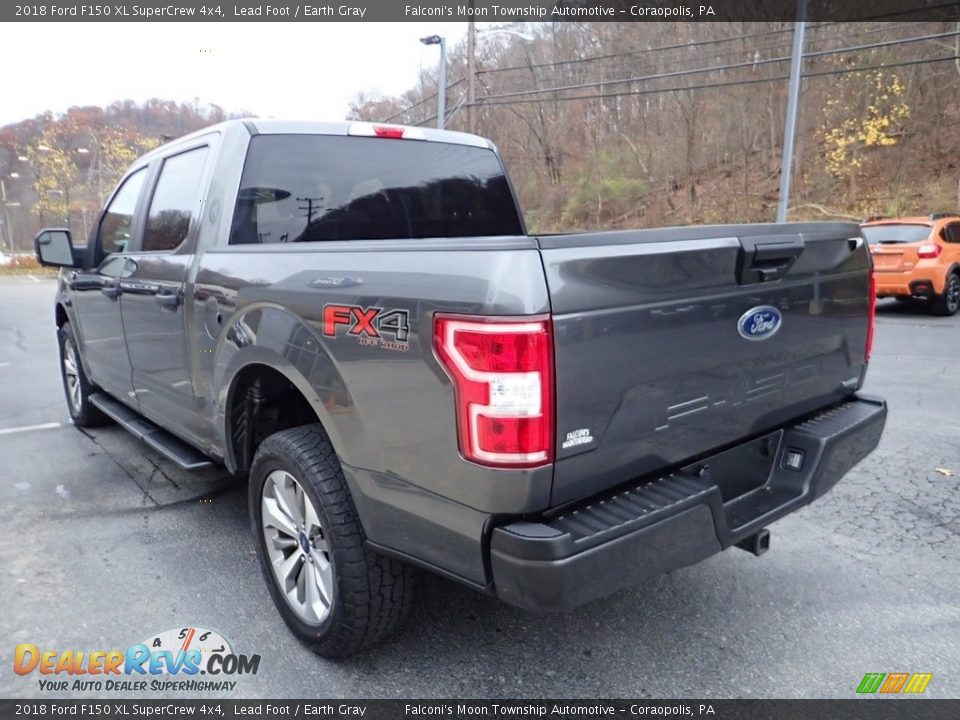 2018 Ford F150 XL SuperCrew 4x4 Lead Foot / Earth Gray Photo #4
