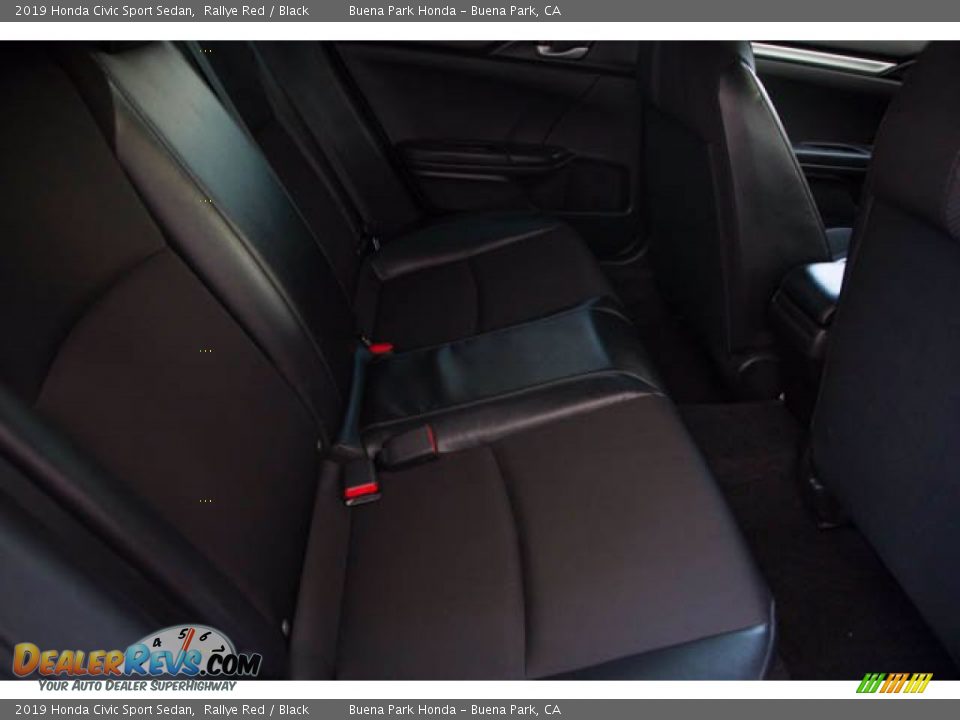 2019 Honda Civic Sport Sedan Rallye Red / Black Photo #20