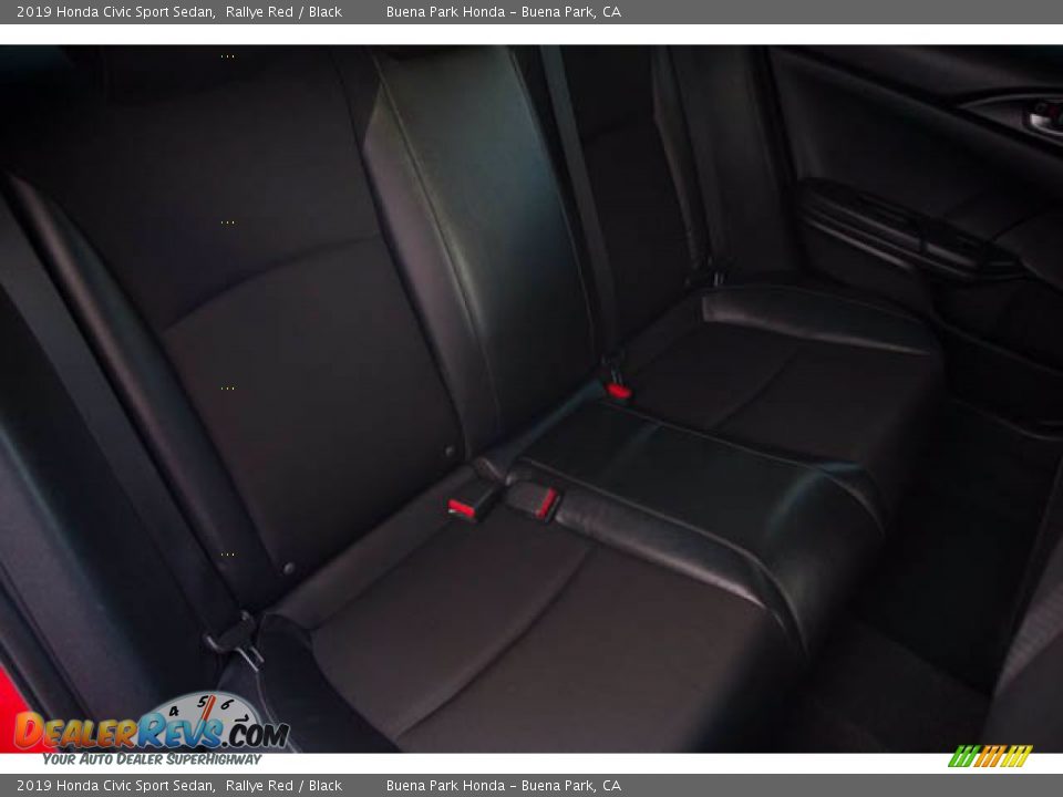 2019 Honda Civic Sport Sedan Rallye Red / Black Photo #21