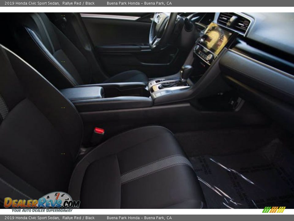 2019 Honda Civic Sport Sedan Rallye Red / Black Photo #22