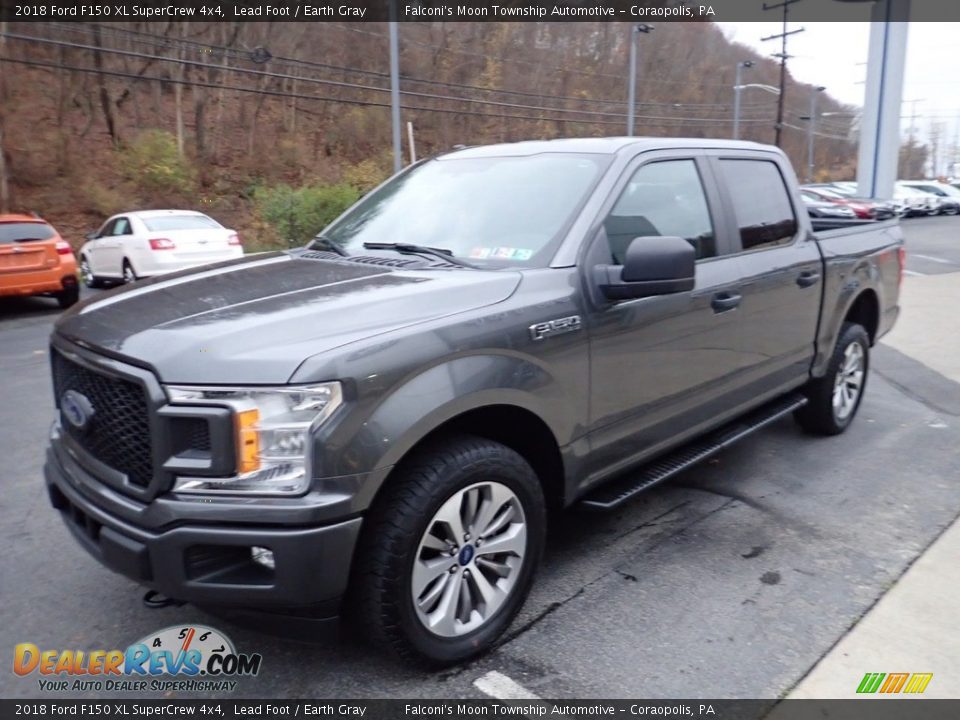 2018 Ford F150 XL SuperCrew 4x4 Lead Foot / Earth Gray Photo #6