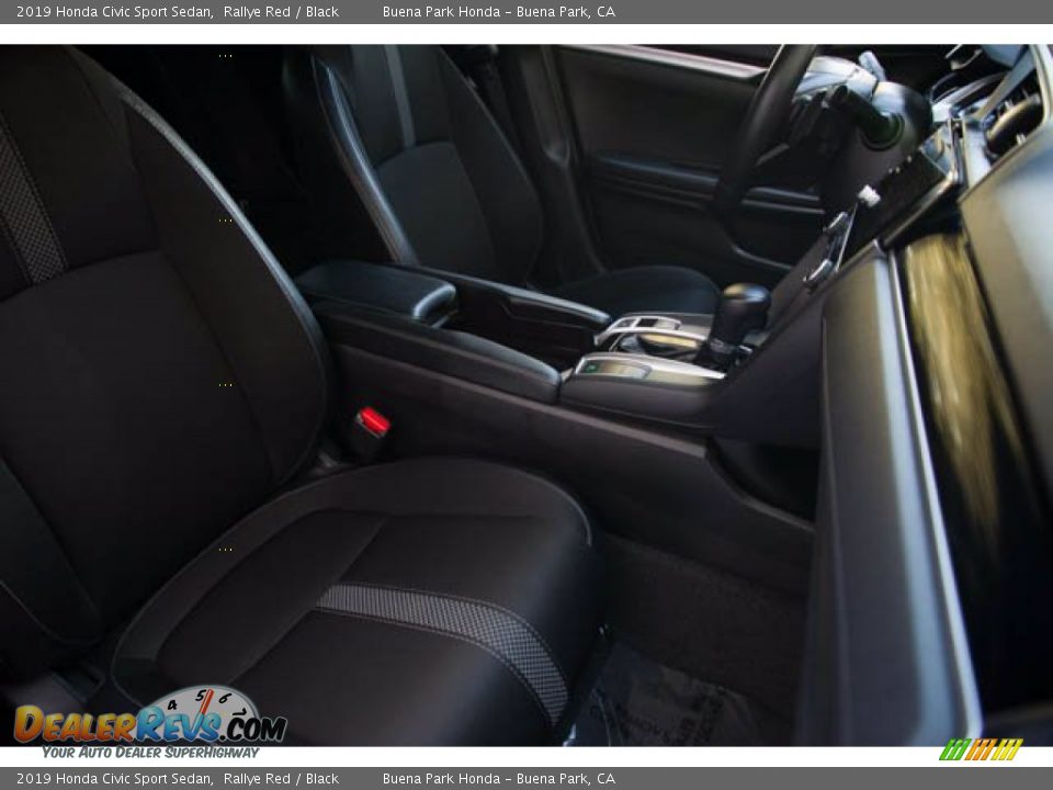 2019 Honda Civic Sport Sedan Rallye Red / Black Photo #23
