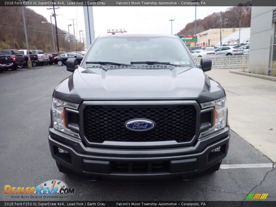 2018 Ford F150 XL SuperCrew 4x4 Lead Foot / Earth Gray Photo #7