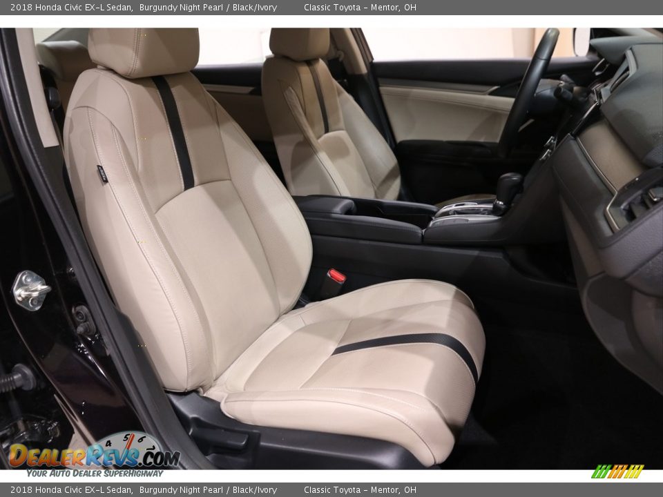 Front Seat of 2018 Honda Civic EX-L Sedan Photo #16