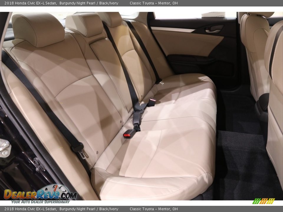 Rear Seat of 2018 Honda Civic EX-L Sedan Photo #17