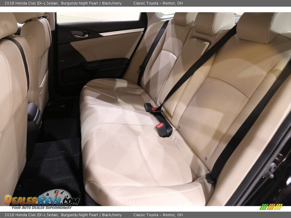Rear Seat of 2018 Honda Civic EX-L Sedan Photo #18
