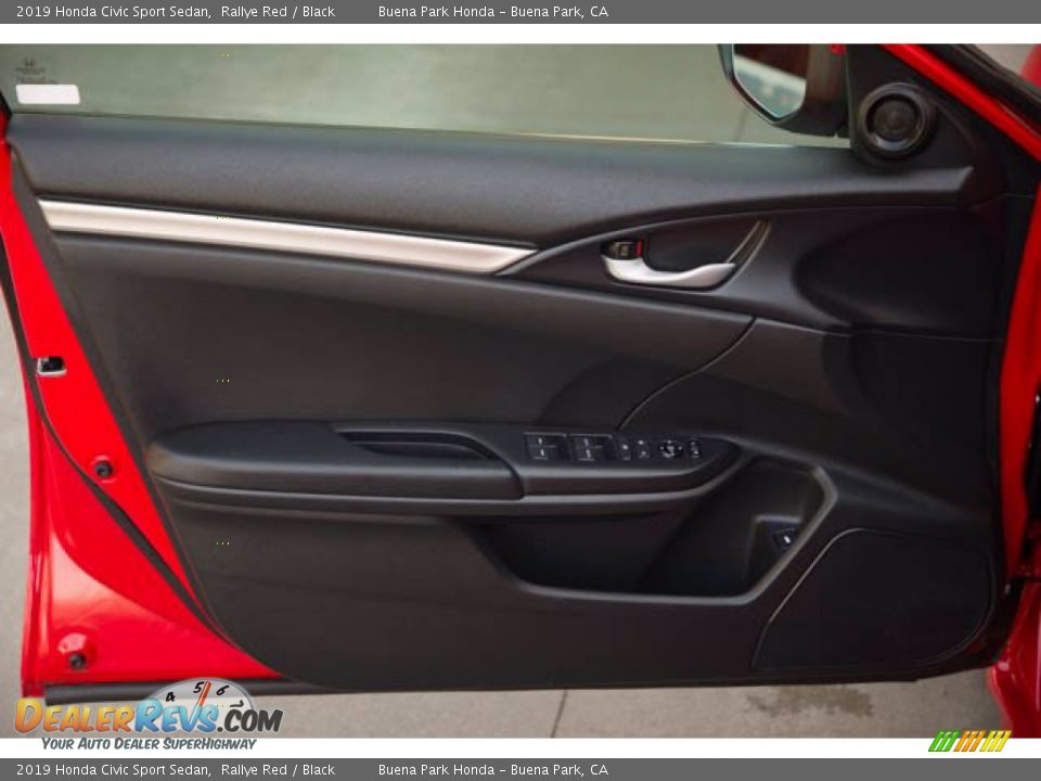 2019 Honda Civic Sport Sedan Rallye Red / Black Photo #27