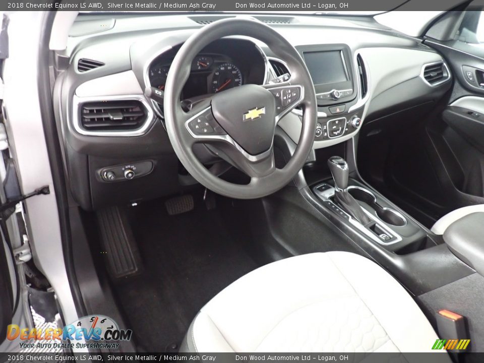 2018 Chevrolet Equinox LS AWD Silver Ice Metallic / Medium Ash Gray Photo #29