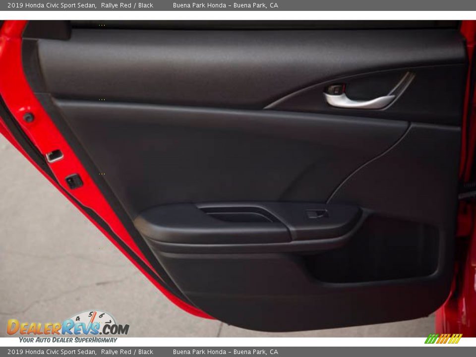 2019 Honda Civic Sport Sedan Rallye Red / Black Photo #29