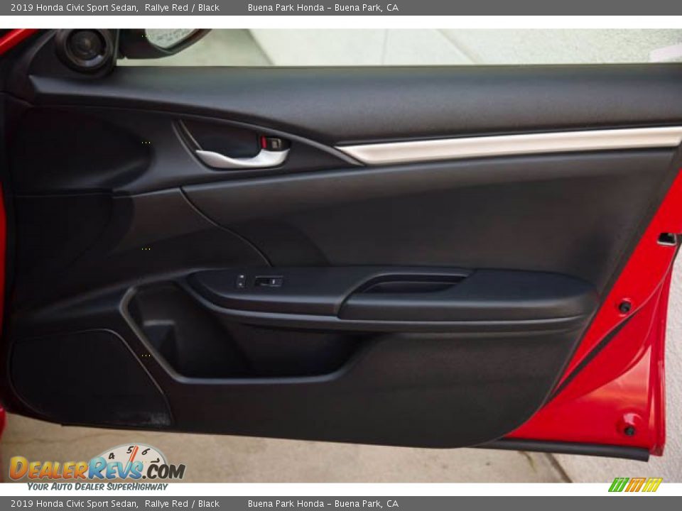 2019 Honda Civic Sport Sedan Rallye Red / Black Photo #31