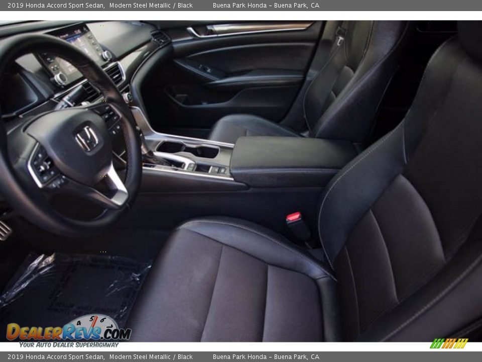 2019 Honda Accord Sport Sedan Modern Steel Metallic / Black Photo #3