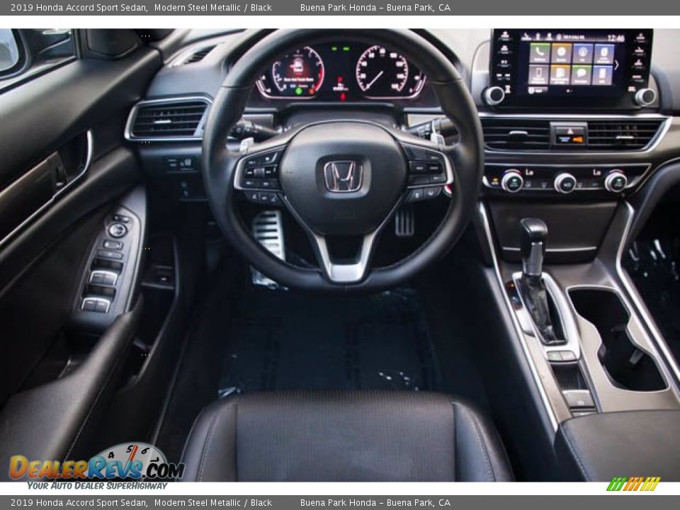 2019 Honda Accord Sport Sedan Modern Steel Metallic / Black Photo #5