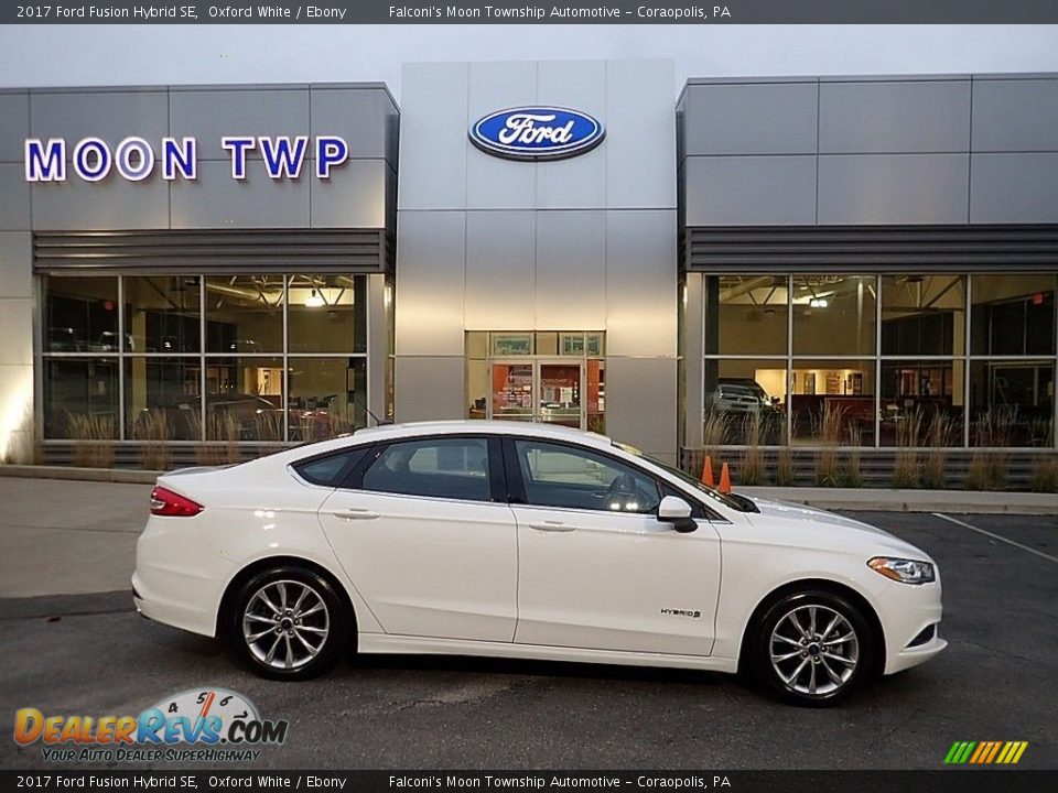 2017 Ford Fusion Hybrid SE Oxford White / Ebony Photo #1