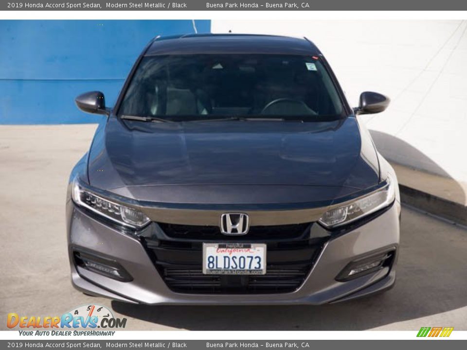 2019 Honda Accord Sport Sedan Modern Steel Metallic / Black Photo #7