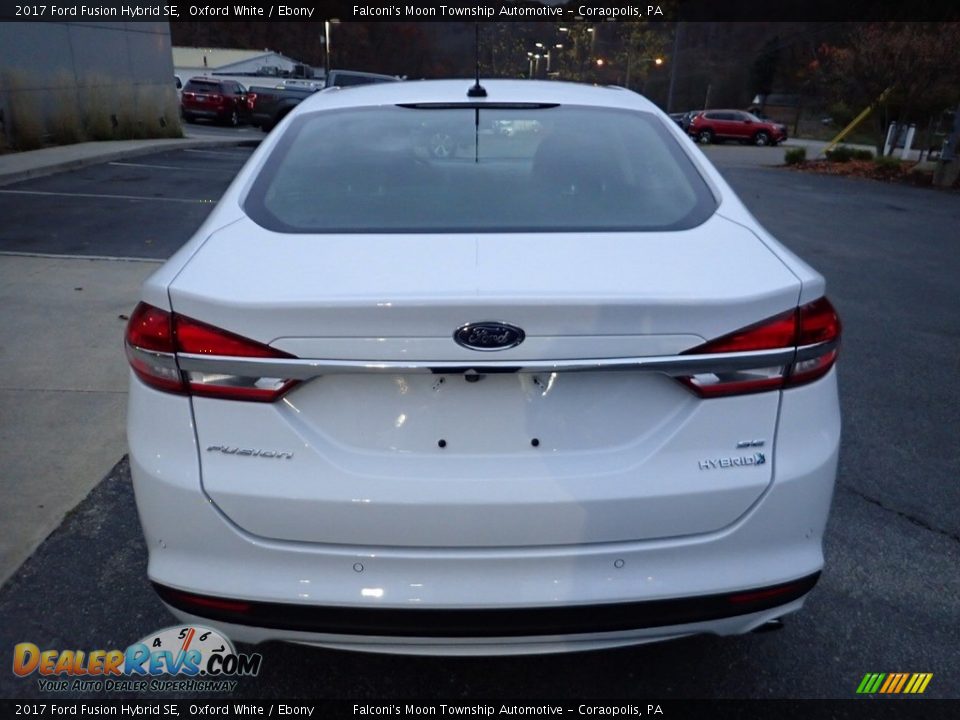 2017 Ford Fusion Hybrid SE Oxford White / Ebony Photo #3