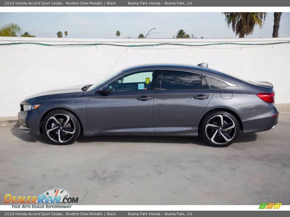 2019 Honda Accord Sport Sedan Modern Steel Metallic / Black Photo #8