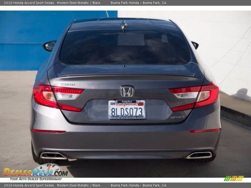 2019 Honda Accord Sport Sedan Modern Steel Metallic / Black Photo #9