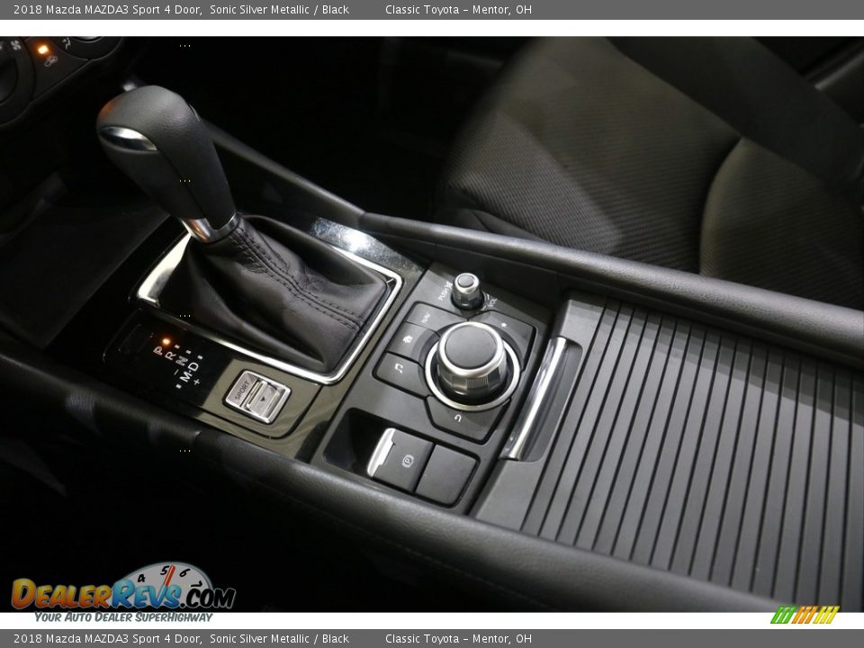 2018 Mazda MAZDA3 Sport 4 Door Sonic Silver Metallic / Black Photo #15