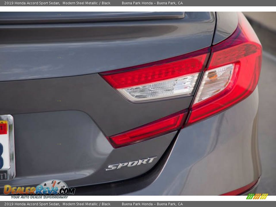 2019 Honda Accord Sport Sedan Modern Steel Metallic / Black Photo #11