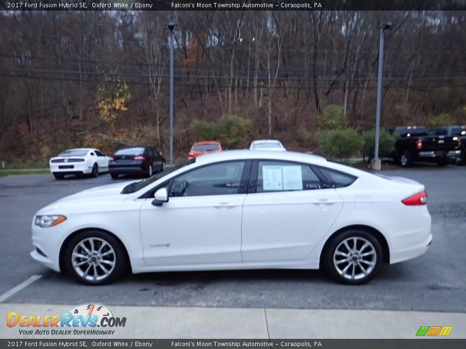 2017 Ford Fusion Hybrid SE Oxford White / Ebony Photo #6