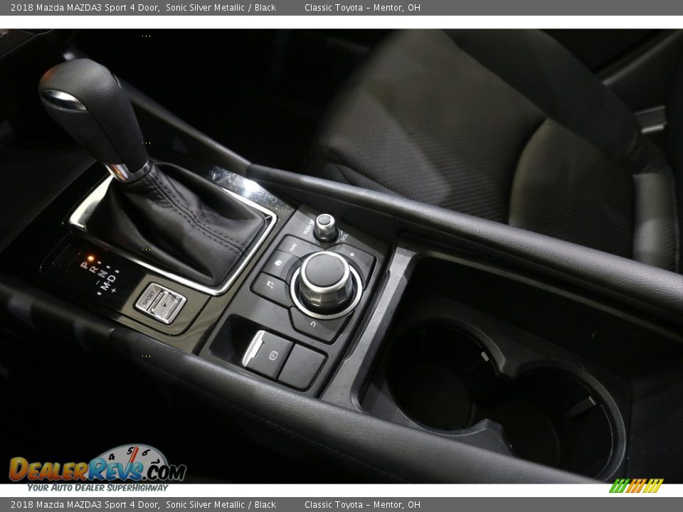2018 Mazda MAZDA3 Sport 4 Door Sonic Silver Metallic / Black Photo #16