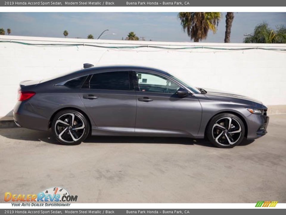 2019 Honda Accord Sport Sedan Modern Steel Metallic / Black Photo #12