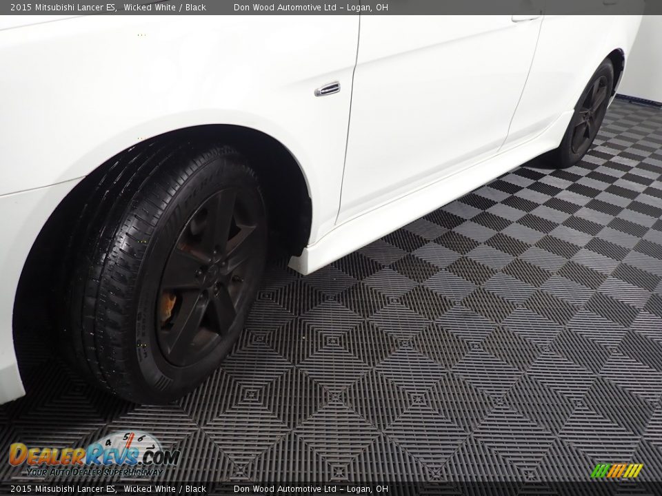2015 Mitsubishi Lancer ES Wicked White / Black Photo #8